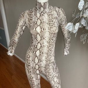 Snake skin jumpsuit